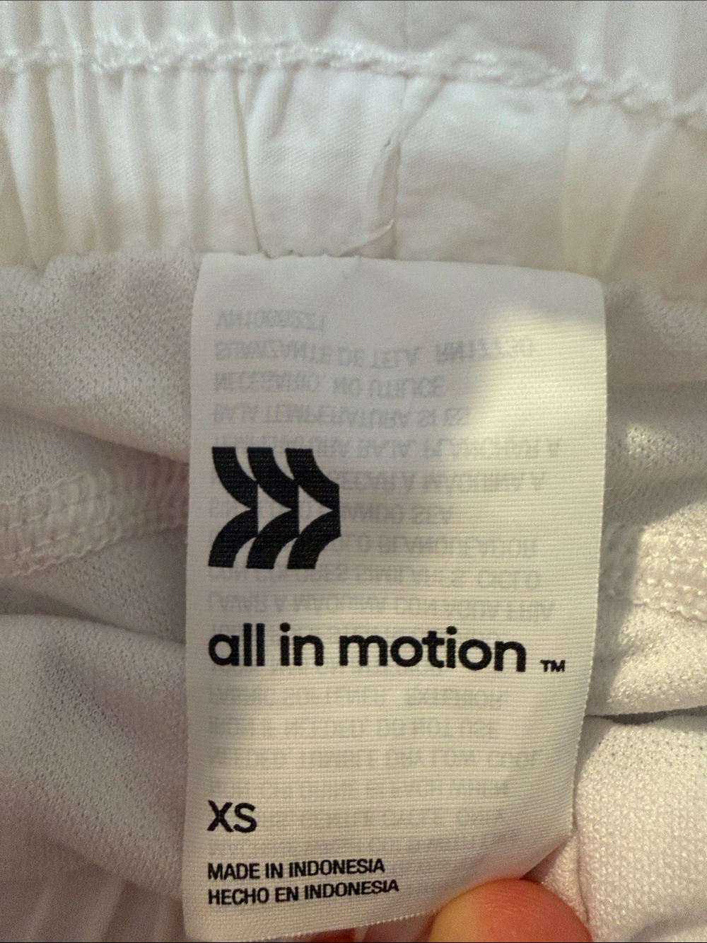 all in motion White High-Waist Athletic Shorts - Picture 2 of 3